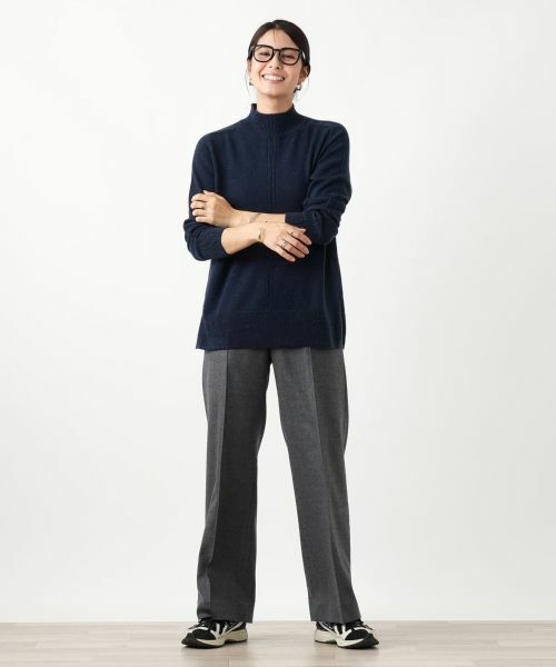Leilian / レリアン ニット・セーター | カシミヤハイネックネップニット【Leilian WHITE LABEL】 | 詳細3