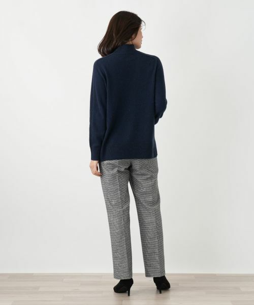 Leilian / レリアン ニット・セーター | カシミヤハイネックネップニット【Leilian WHITE LABEL】 | 詳細7