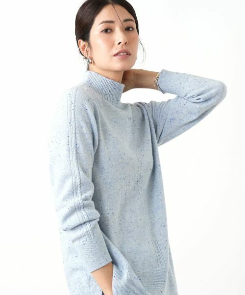 Leilian / レリアン ニット・セーター | カシミヤハイネックネップニット【Leilian WHITE LABEL】 | 詳細8