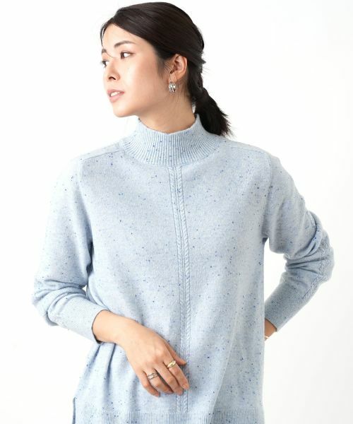 Leilian / レリアン ニット・セーター | カシミヤハイネックネップニット【Leilian WHITE LABEL】 | 詳細9