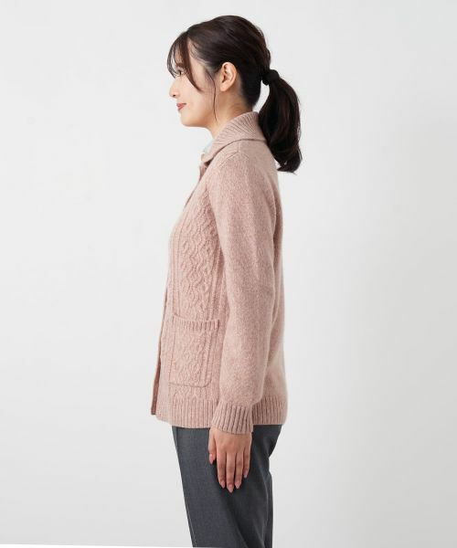 Leilian / レリアン カーディガン・ボレロ | カシミヤケーブル編みカーディガン | 詳細11