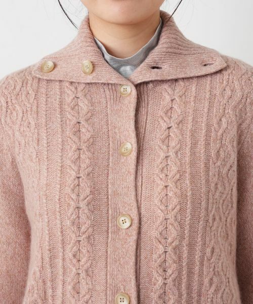 Leilian / レリアン カーディガン・ボレロ | カシミヤケーブル編みカーディガン | 詳細13