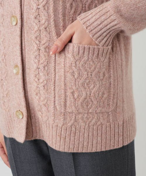 Leilian / レリアン カーディガン・ボレロ | カシミヤケーブル編みカーディガン | 詳細16