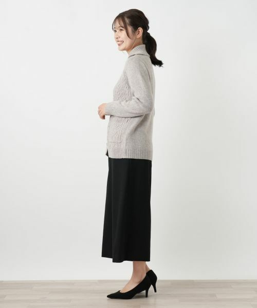 Leilian / レリアン カーディガン・ボレロ | カシミヤケーブル編みカーディガン | 詳細5