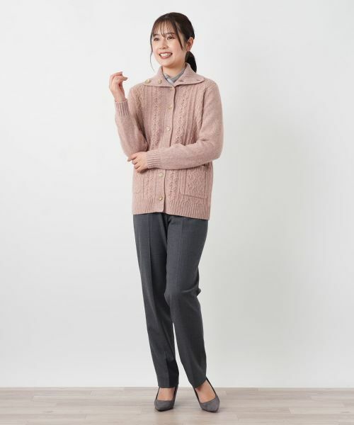 Leilian / レリアン カーディガン・ボレロ | カシミヤケーブル編みカーディガン | 詳細7