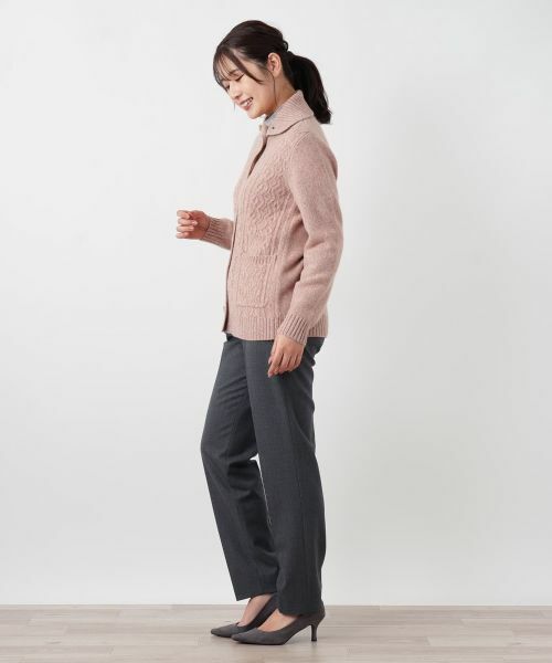 Leilian / レリアン カーディガン・ボレロ | カシミヤケーブル編みカーディガン | 詳細8