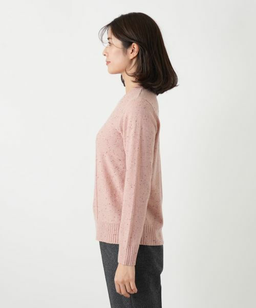 Leilian / レリアン ニット・セーター | カシミヤケーブル編みネップニット | 詳細19