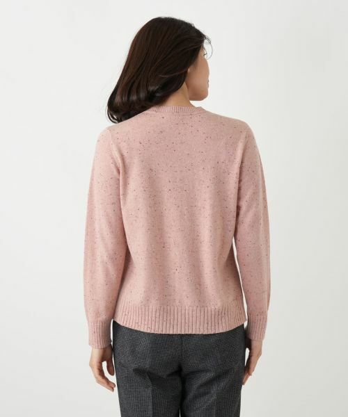 Leilian / レリアン ニット・セーター | カシミヤケーブル編みネップニット | 詳細20