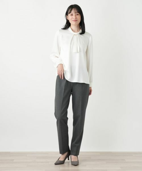 Leilian / レリアン シャツ・ブラウス | ボウタイブラウス【Leilian WHITE LABEL】 | 詳細1