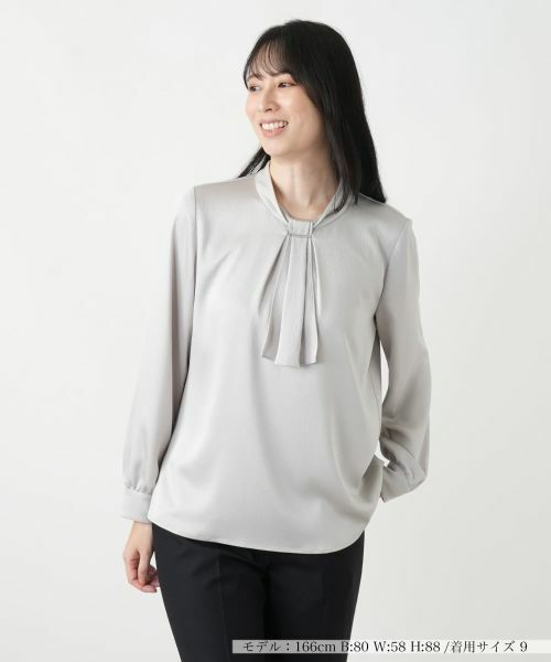 Leilian / レリアン シャツ・ブラウス | ボウタイブラウス【Leilian WHITE LABEL】 | 詳細10