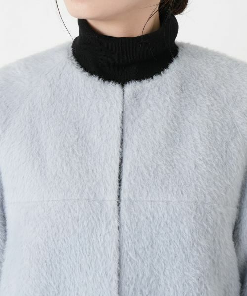 Leilian / レリアン その他アウター | ノーカラーショートコート | 詳細10