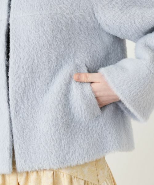 Leilian / レリアン その他アウター | ノーカラーショートコート | 詳細14