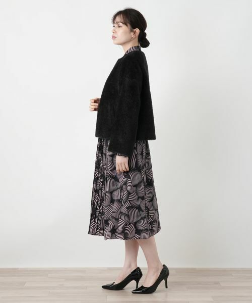 Leilian / レリアン その他アウター | ノーカラーショートコート | 詳細2