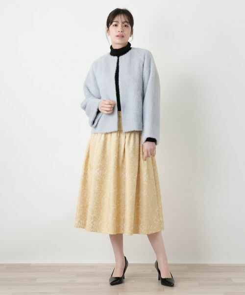 Leilian / レリアン その他アウター | ノーカラーショートコート | 詳細4