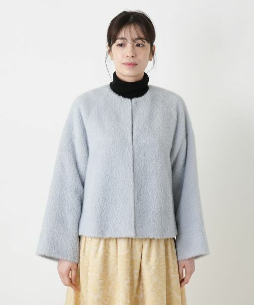 Leilian / レリアン その他アウター | ノーカラーショートコート | 詳細7