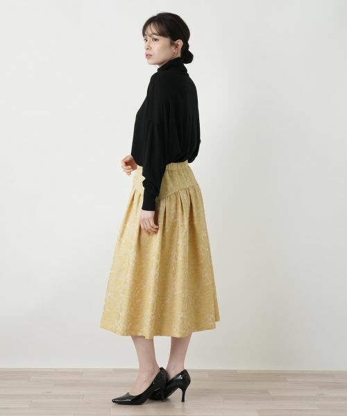 Leilian / レリアン ミニ・ひざ丈スカート | ギャザーフレアスカート | 詳細2