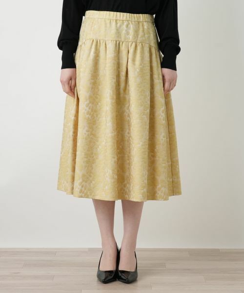 Leilian / レリアン ミニ・ひざ丈スカート | ギャザーフレアスカート | 詳細4