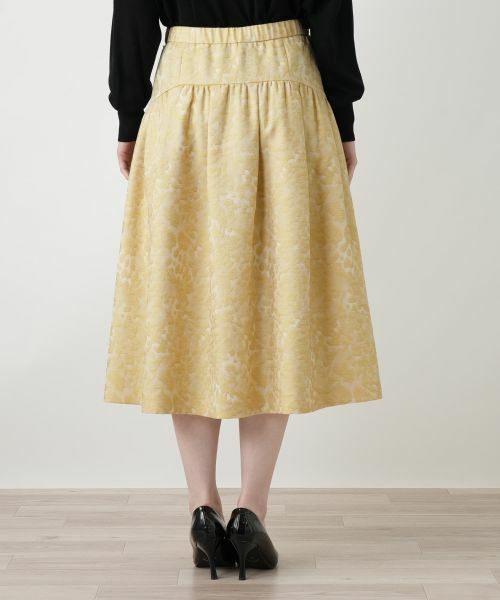 Leilian / レリアン ミニ・ひざ丈スカート | ギャザーフレアスカート | 詳細6