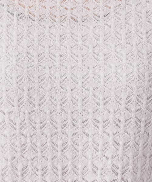 Leilian / レリアン ニット・セーター | 透かし編みレースフリルニット | 詳細17