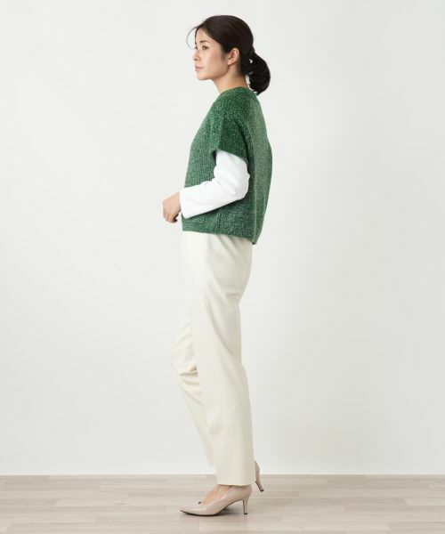 Leilian / レリアン テーラードジャケット | ラメニットベスト | 詳細12