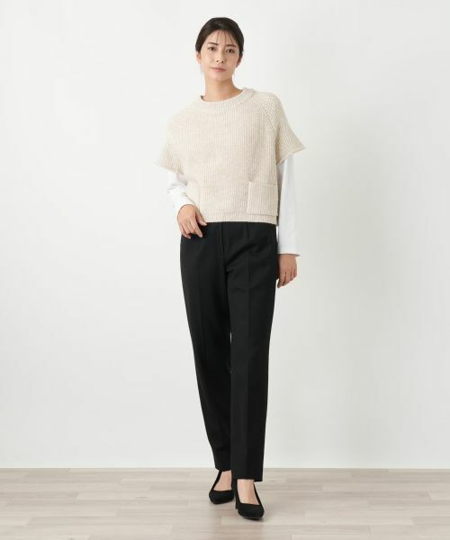 Leilian / レリアン テーラードジャケット | ラメニットベスト | 詳細18