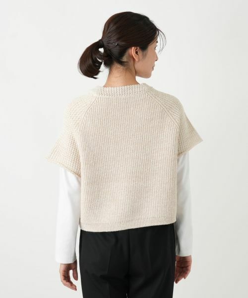 Leilian / レリアン テーラードジャケット | ラメニットベスト | 詳細23