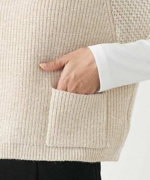 Leilian / レリアン テーラードジャケット | ラメニットベスト | 詳細27