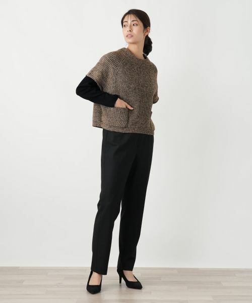 Leilian / レリアン テーラードジャケット | ラメニットベスト | 詳細4