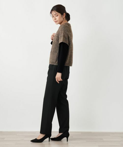 Leilian / レリアン テーラードジャケット | ラメニットベスト | 詳細5