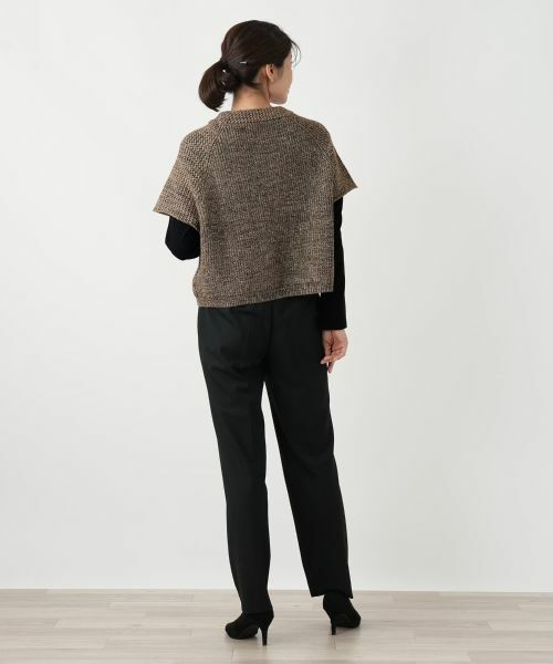 Leilian / レリアン テーラードジャケット | ラメニットベスト | 詳細6