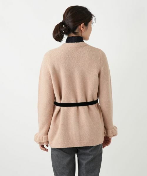 Leilian / レリアン カーディガン・ボレロ | リボンベルトVネックカーディガン | 詳細13