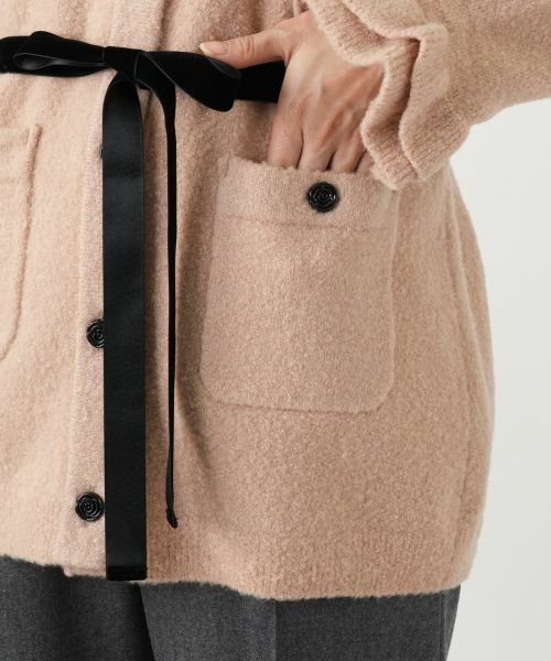 Leilian / レリアン カーディガン・ボレロ | リボンベルトVネックカーディガン | 詳細17