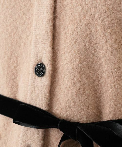 Leilian / レリアン カーディガン・ボレロ | リボンベルトVネックカーディガン | 詳細20