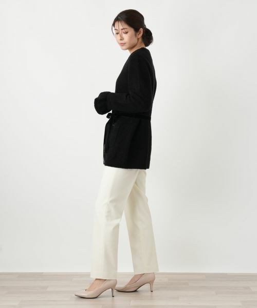 Leilian / レリアン カーディガン・ボレロ | リボンベルトVネックカーディガン | 詳細5