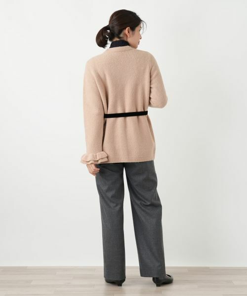 Leilian / レリアン カーディガン・ボレロ | リボンベルトVネックカーディガン | 詳細9