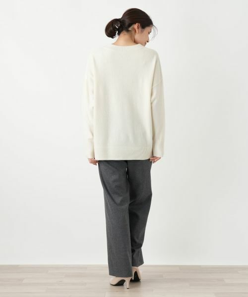 Leilian / レリアン ニット・セーター | ビジューVネックニット | 詳細9