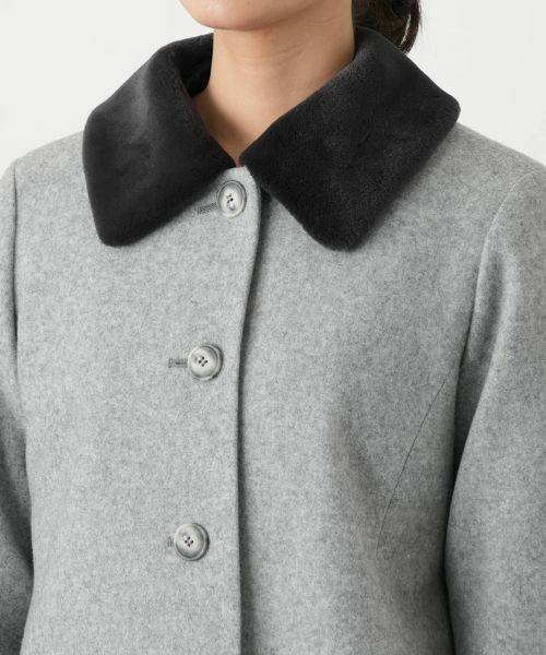 Leilian / レリアン テーラードジャケット | フェイクファー切替ジャケット | 詳細11