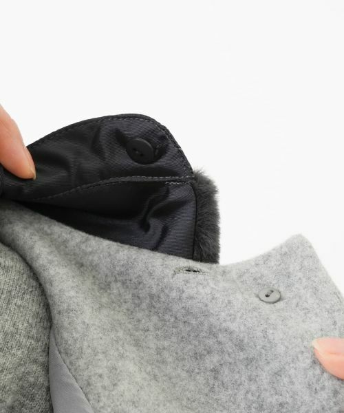 Leilian / レリアン テーラードジャケット | フェイクファー切替ジャケット | 詳細16