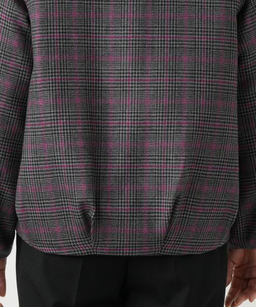 Leilian / レリアン その他アウター | 中わた入りチェックノーカラージャケット | 詳細9
