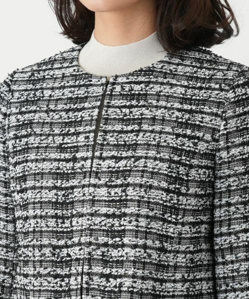 Leilian / レリアン テーラードジャケット | ツイードノーカラージャケット【セレモニー】【Leilian WHITE LABEL】 | 詳細11