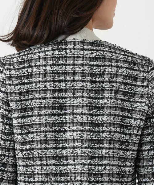 Leilian / レリアン テーラードジャケット | ツイードノーカラージャケット【セレモニー】【Leilian WHITE LABEL】 | 詳細12