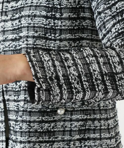 Leilian / レリアン テーラードジャケット | ツイードノーカラージャケット【セレモニー】【Leilian WHITE LABEL】 | 詳細14