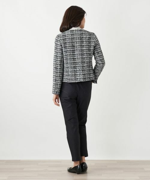 Leilian / レリアン テーラードジャケット | ツイードノーカラージャケット【セレモニー】【Leilian WHITE LABEL】 | 詳細7