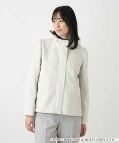 Leilian / レリアン テーラードジャケット | 比翼フーデッドジャケット【Leilian WHITE LABEL】