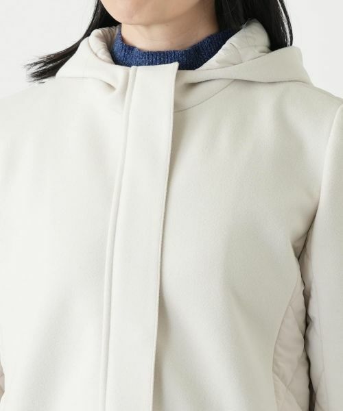 Leilian / レリアン テーラードジャケット | 比翼フーデッドジャケット【Leilian WHITE LABEL】 | 詳細11