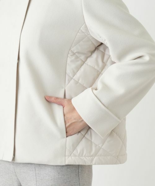 Leilian / レリアン テーラードジャケット | 比翼フーデッドジャケット【Leilian WHITE LABEL】 | 詳細14