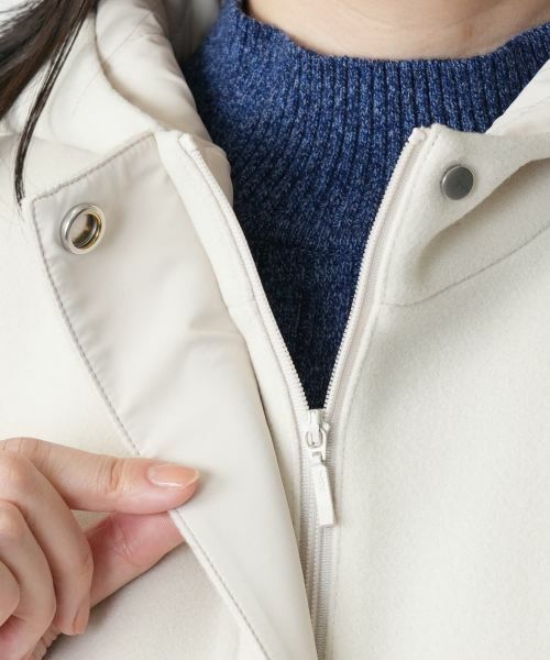 Leilian / レリアン テーラードジャケット | 比翼フーデッドジャケット【Leilian WHITE LABEL】 | 詳細15
