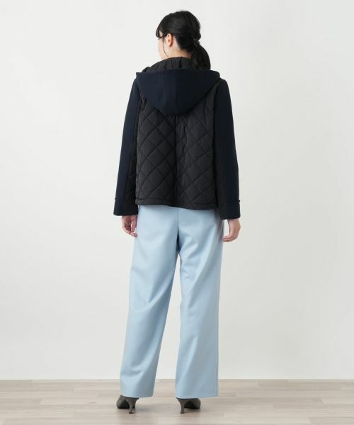 Leilian / レリアン テーラードジャケット | 比翼フーデッドジャケット【Leilian WHITE LABEL】 | 詳細3