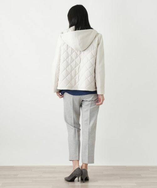 Leilian / レリアン テーラードジャケット | 比翼フーデッドジャケット【Leilian WHITE LABEL】 | 詳細6