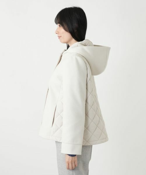 Leilian / レリアン テーラードジャケット | 比翼フーデッドジャケット【Leilian WHITE LABEL】 | 詳細9